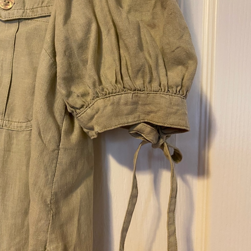 Free people green blouse